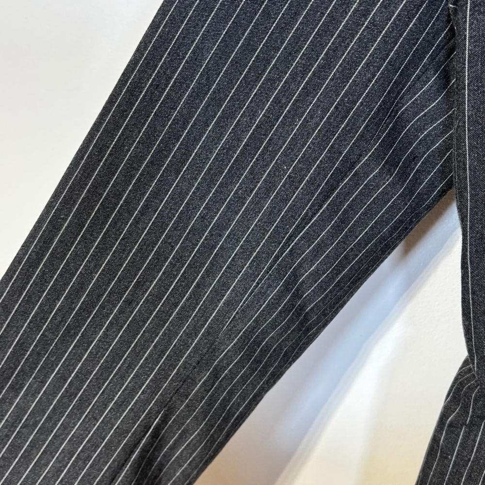 ASOS Design Pinstripe Blazer Women’s Size 8 Tall Gray White Fitted NWT Office - Picture 11 of 13
